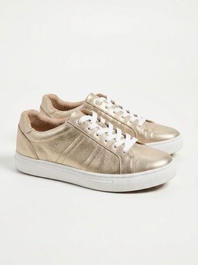 SOUL Naturalizer Metallic Rose Gold Lace-Up Sneakers